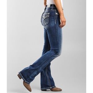 Miss Me Blue Boot Cut Jeans for Women